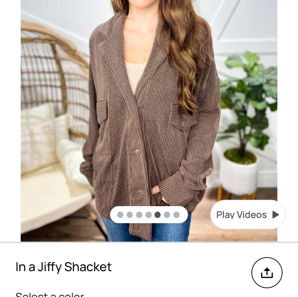 Blumix Brown Corduroy Jacket